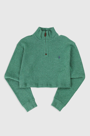 Rework Crop Sweater - XL