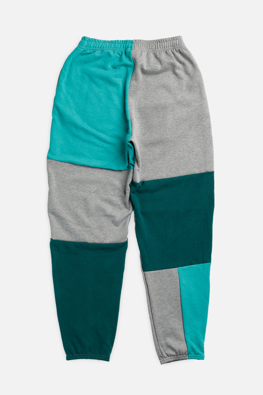 Unisex Rework North Face Patchwork Sweatpants - S