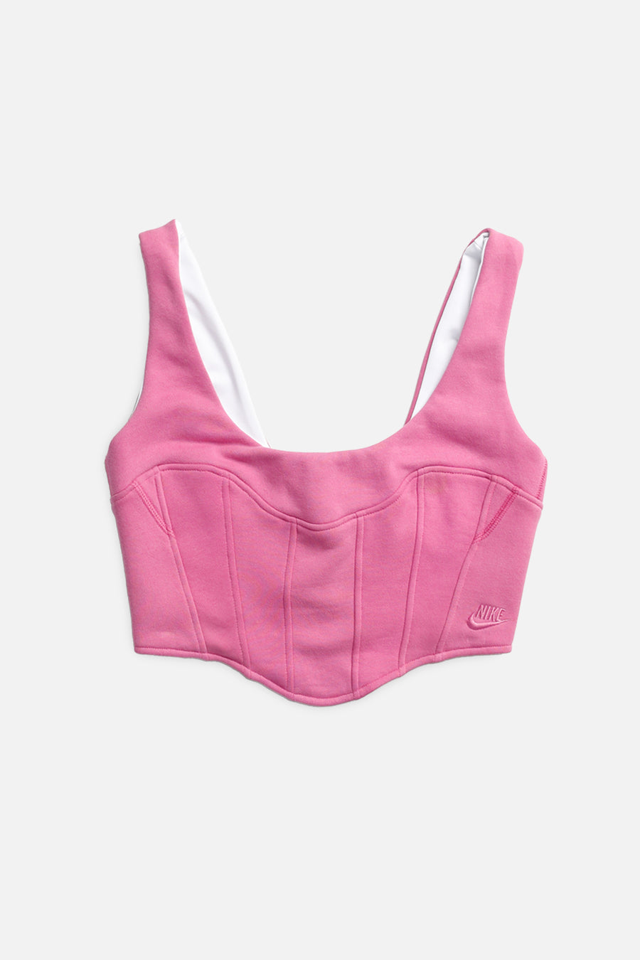 Rework Nike Sweatshirt Bustier - S