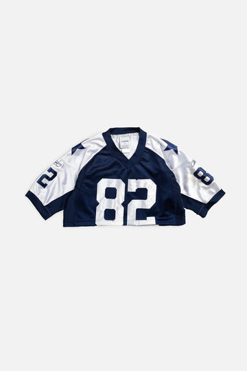 Rework Crop Dallas Cowboys NFL Jersey - XS