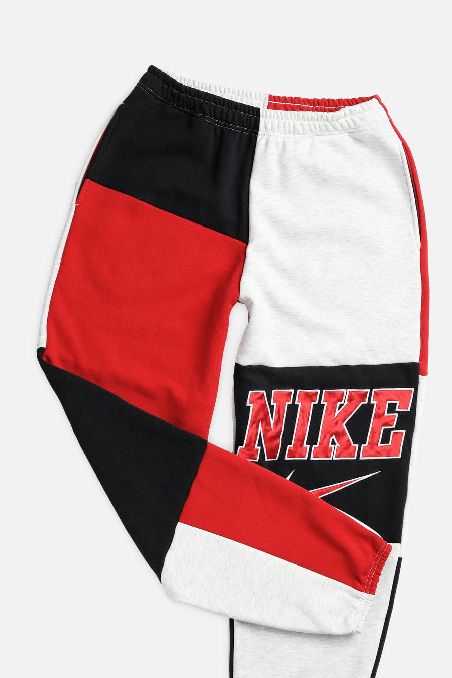 Unisex Rework Nike Patchwork Sweatpants - M