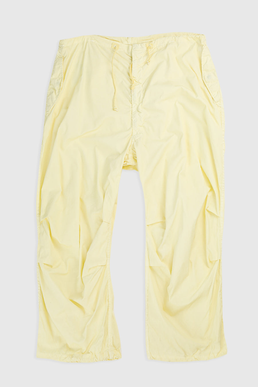 Vintage Cream Parachute Pants