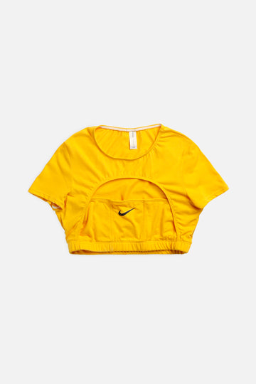 Rework Nike Cut Out Tee - L