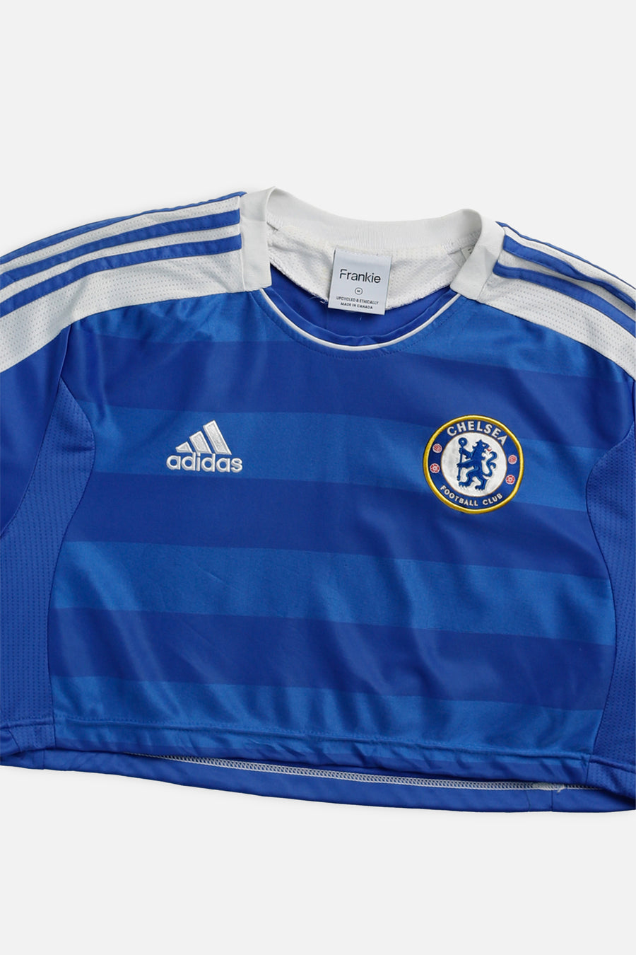 Rework Crop Chelsea Soccer Jersey - M