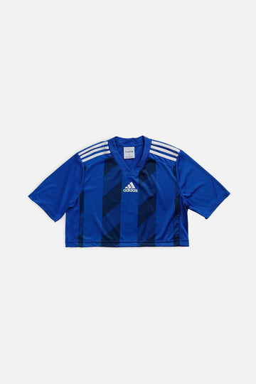 Rework Crop Adidas Soccer Jersey - XS