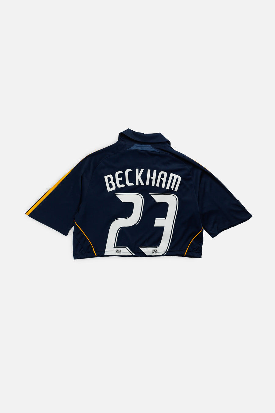 Rework Crop LA Galaxy Soccer Jersey - L