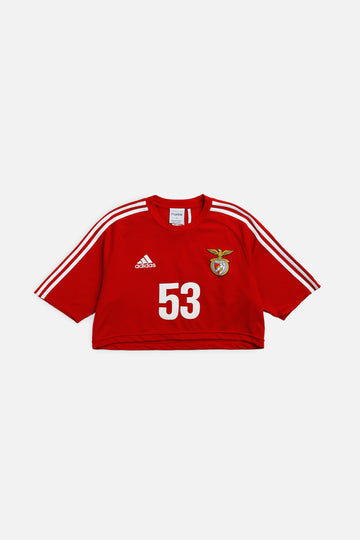 Rework Crop Benfica Soccer Jersey - S