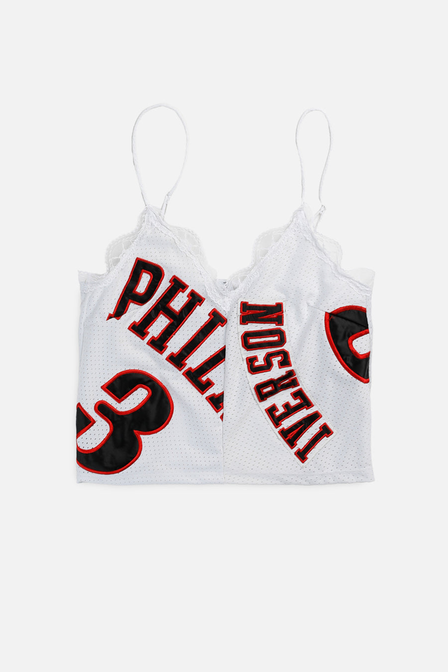 Rework Philadelphia 76ers NBA Lace Tank - L