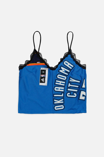 Rework Oklahoma City Thunder NBA Lace Tank -  M