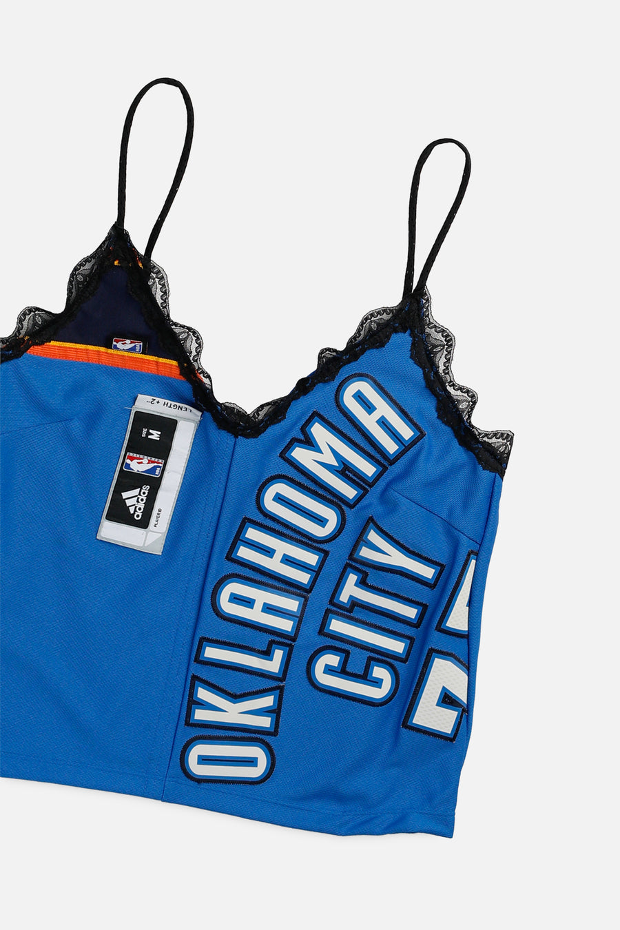 Rework Oklahoma City Thunder NBA Lace Tank -  M