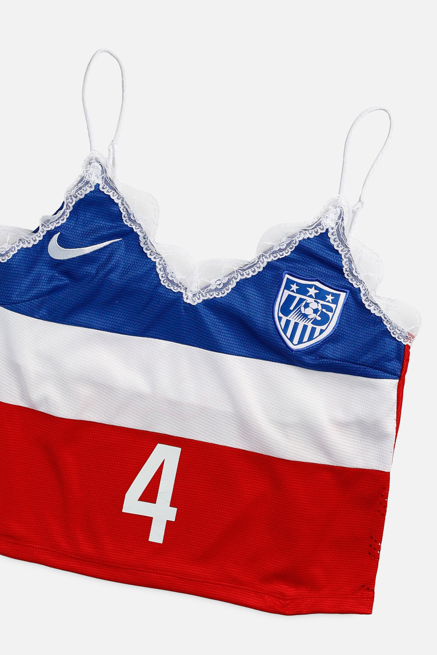 Rework USA Soccer Lace Tank - L