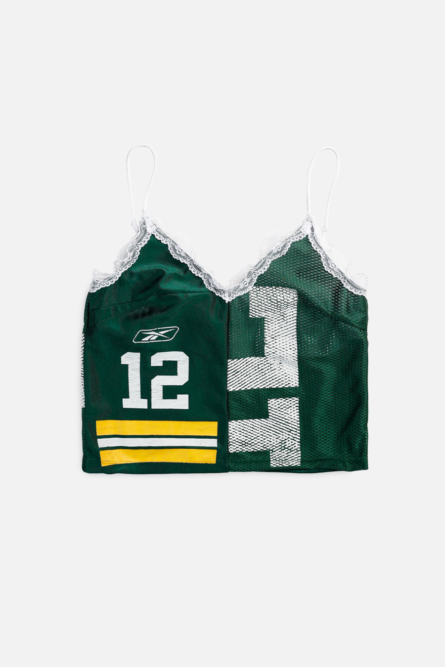 Rework Green Bay Packers NFL Lace Tank - S