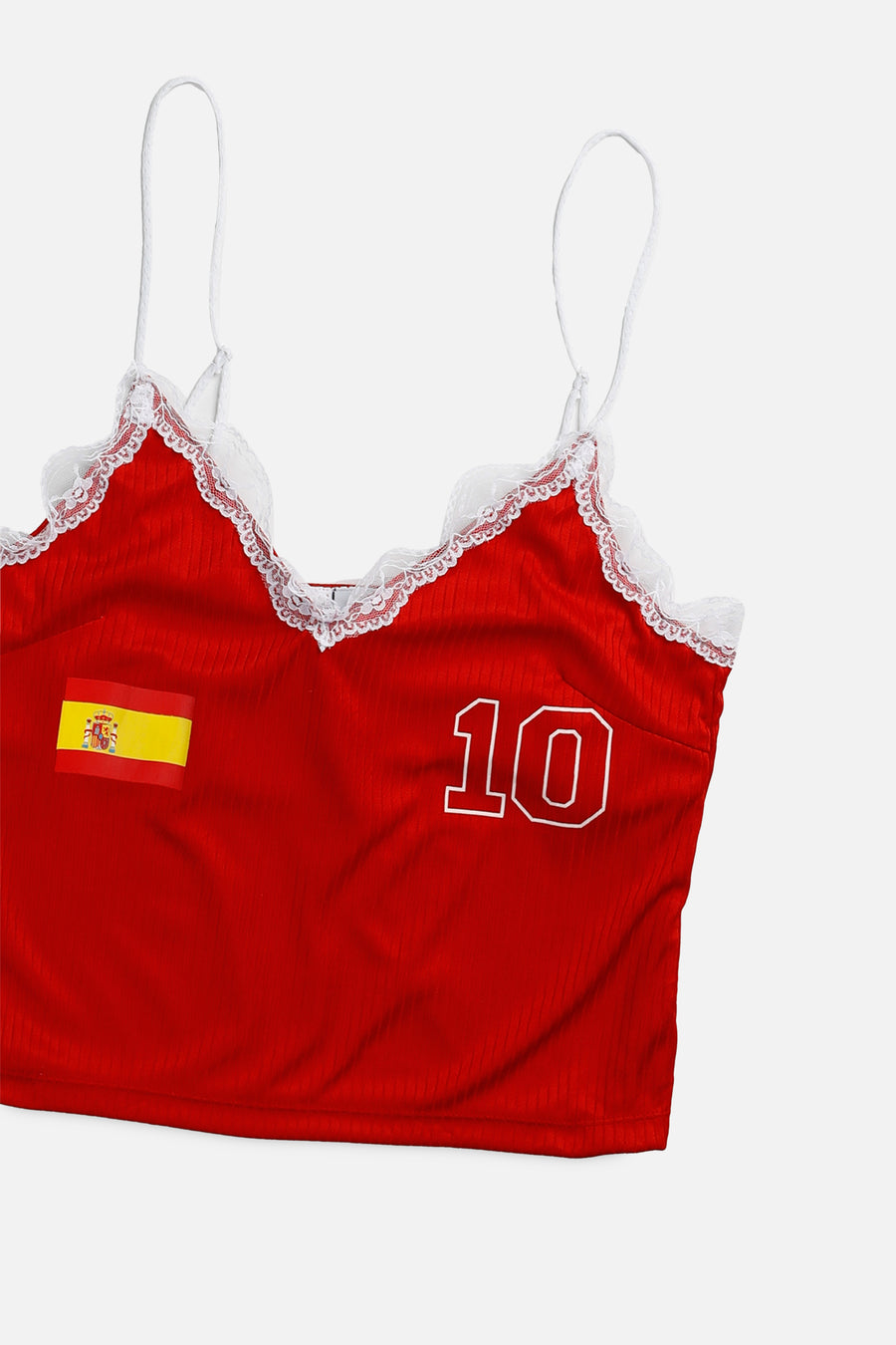 Rework Spain Soccer Lace Tank - S