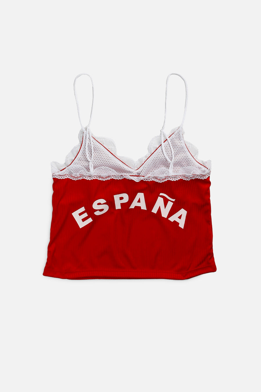 Rework Spain Soccer Lace Tank - S