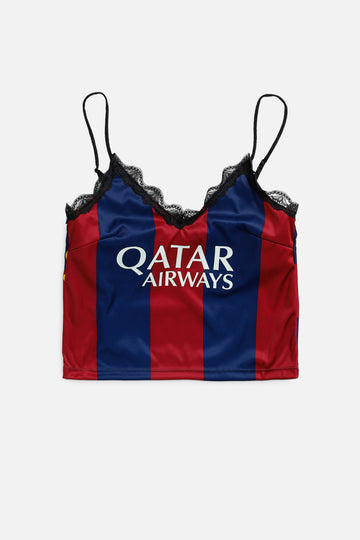 Rework Barcelona Soccer Lace Tank- XS