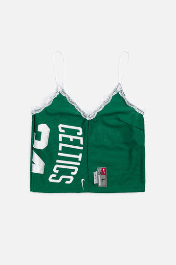 Rework Boston Celtics NBA Lace Tank - XS