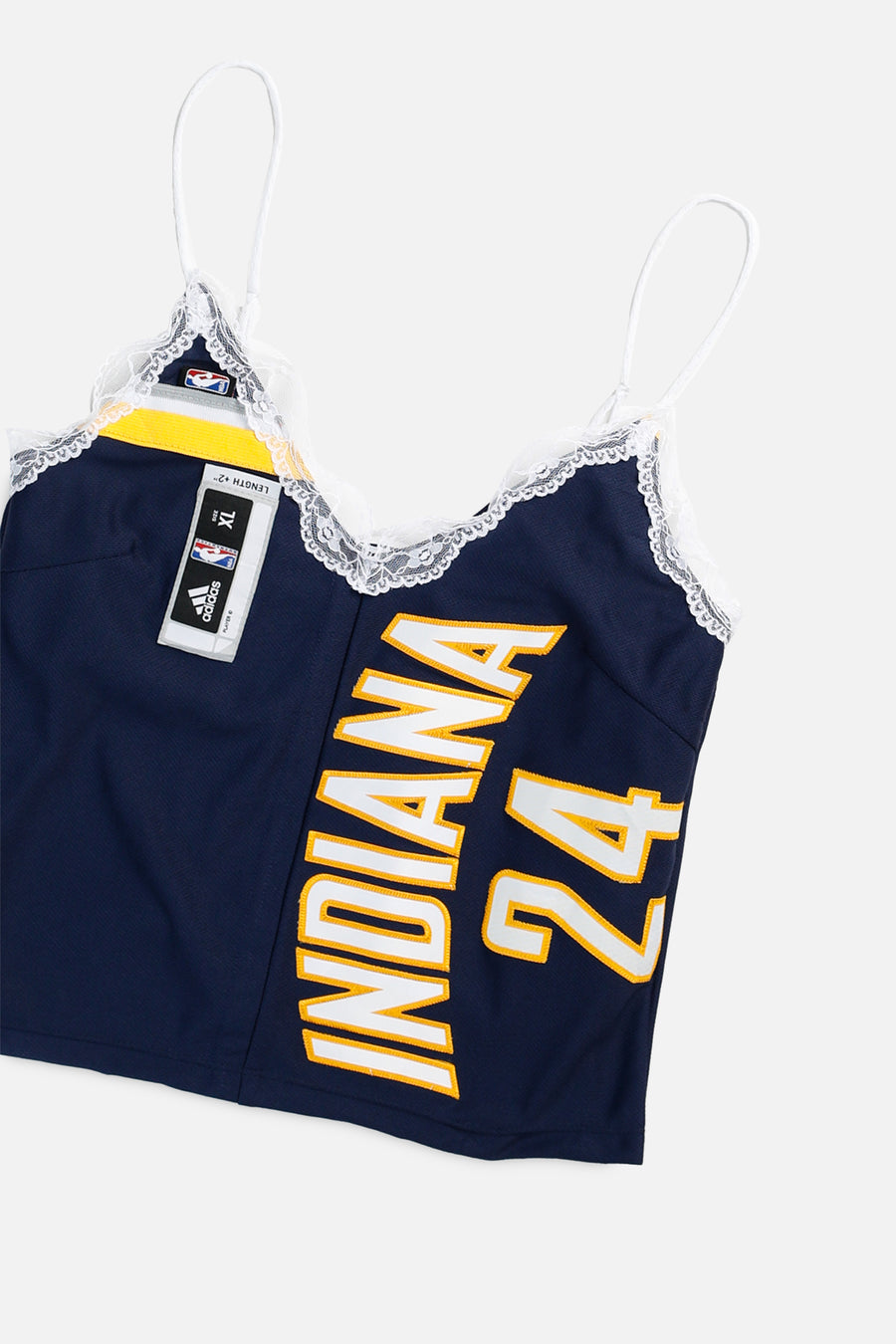 Rework Indiana Pacers NBA Lace Tank - S