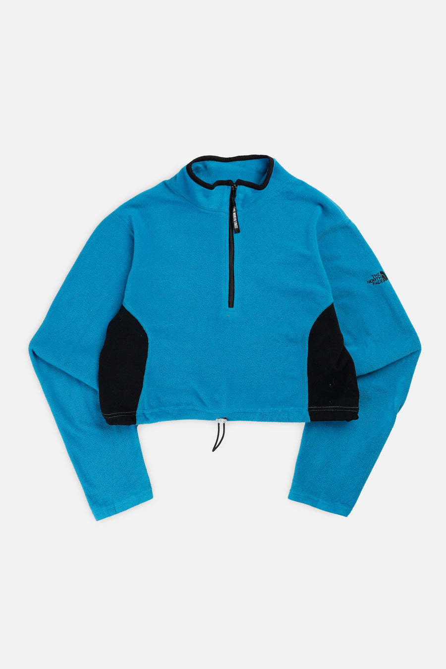 Rework North Face Crop Fleece Sweater - M