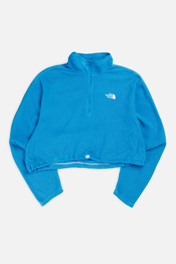 Rework North Face Crop Fleece Sweater - XL