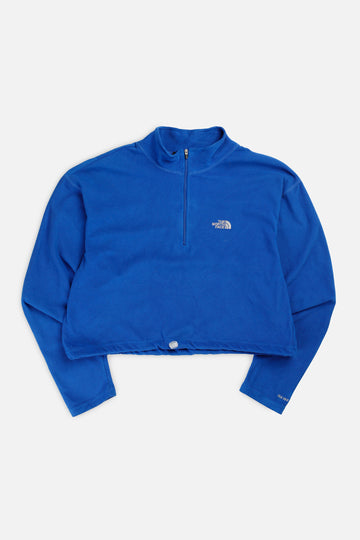 Rework North Face Crop Fleece Sweater - XL