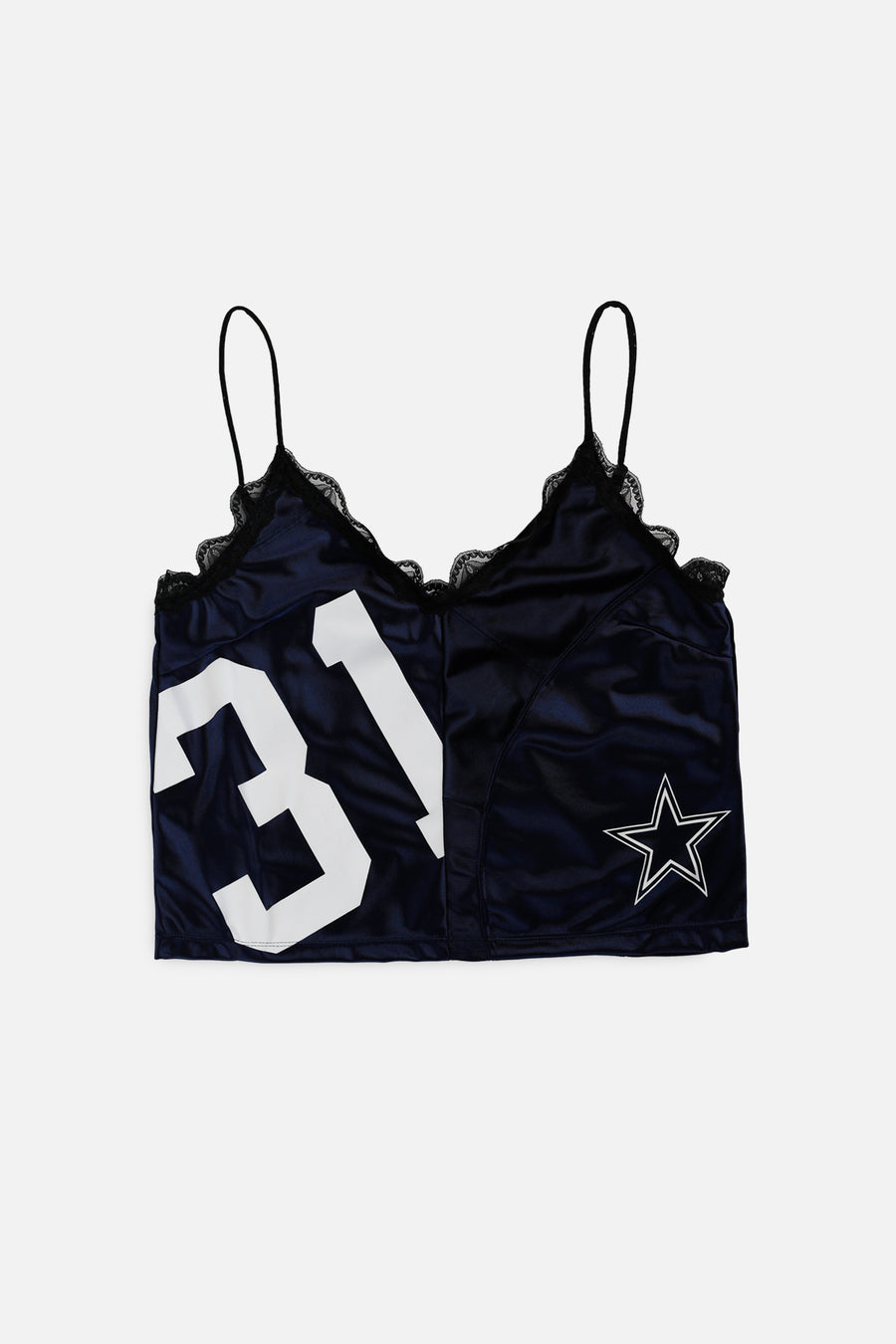 Rework Dallas Cowboys NFL Lace Tank - L