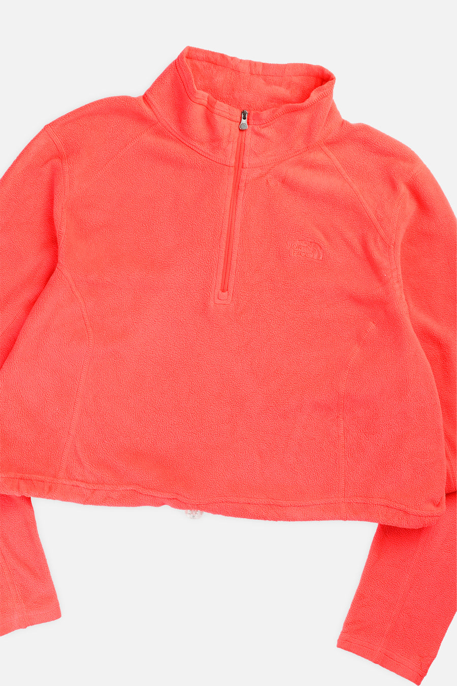 Rework North Face Crop Fleece Sweater - S