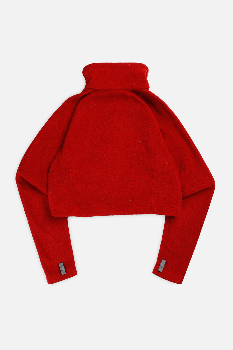 Rework North Face Crop Fleece Jacket - S