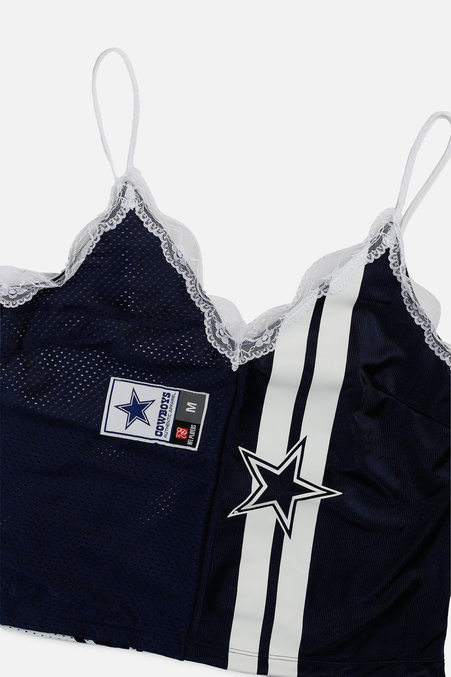 Rework Dallas Cowboys NFL Lace Tank - M