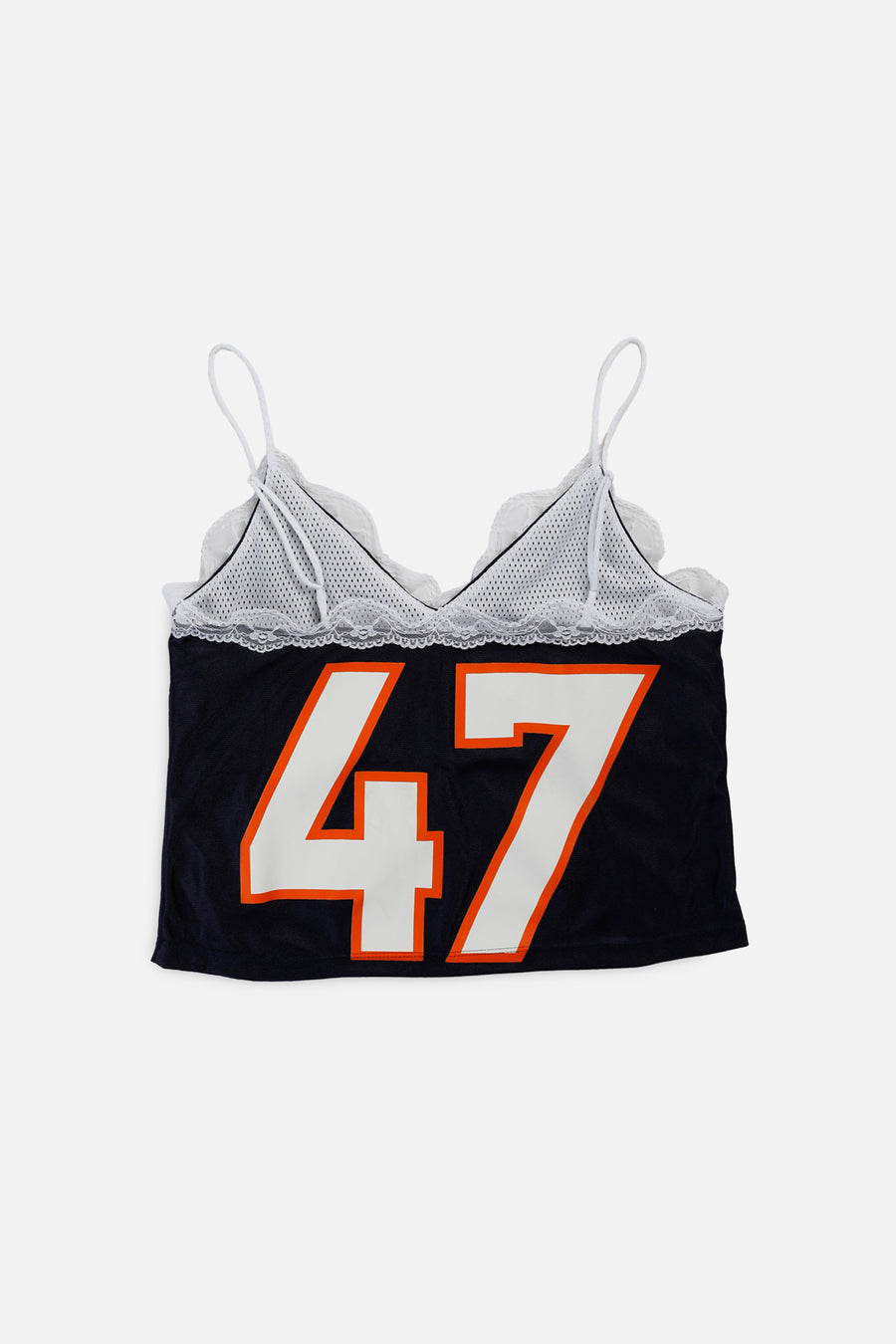 Rework Denver Broncos NFL Lace Tank - M