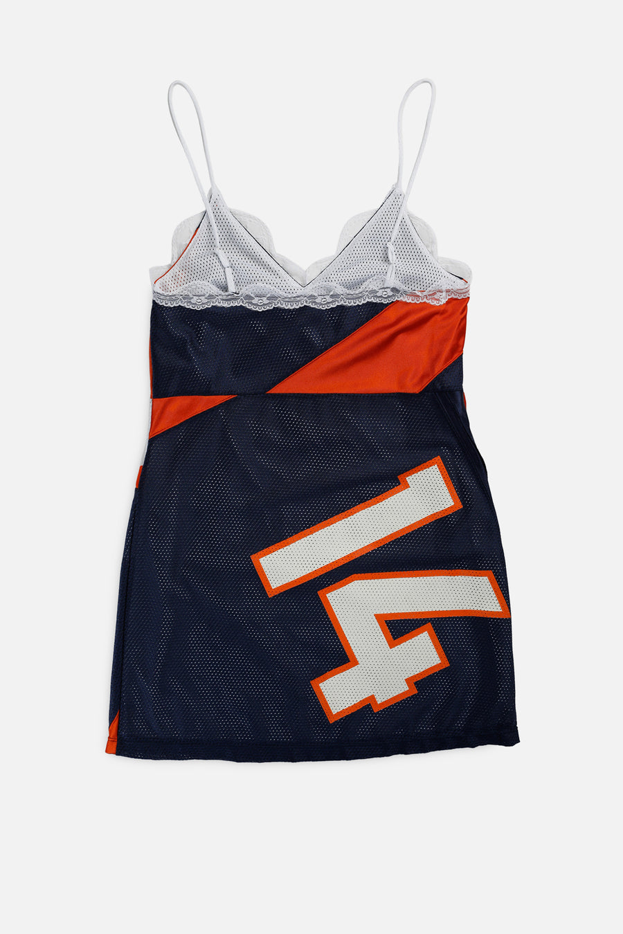 Rework Denver Broncos NFL Lace Dress - M