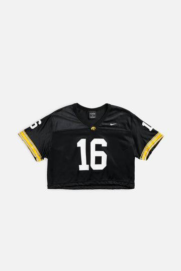 Rework Crop Iowa Hawkeyes NCAA Jersey - M