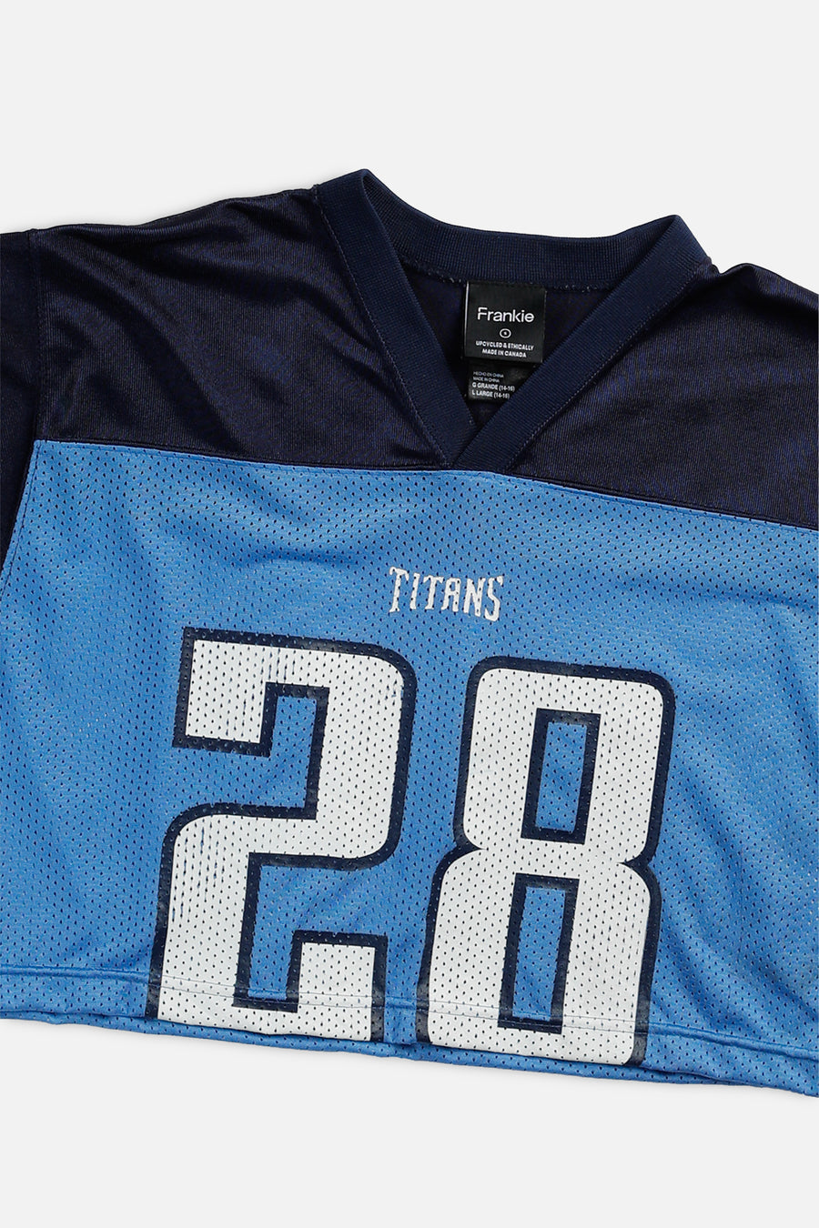 Rework Crop Tennessee Titans NFL Jersey - S