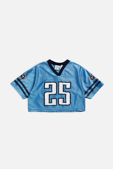 Rework Crop Tennessee Titans NFL Jersey - M