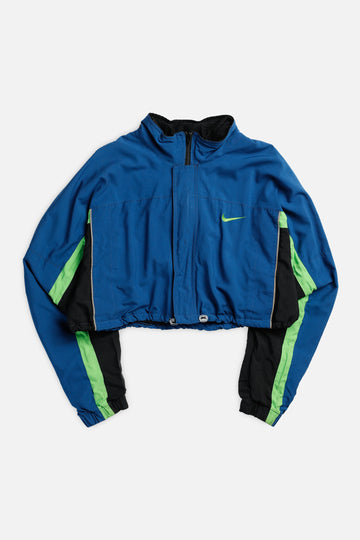 Rework Nike Crop Windbreaker - XL