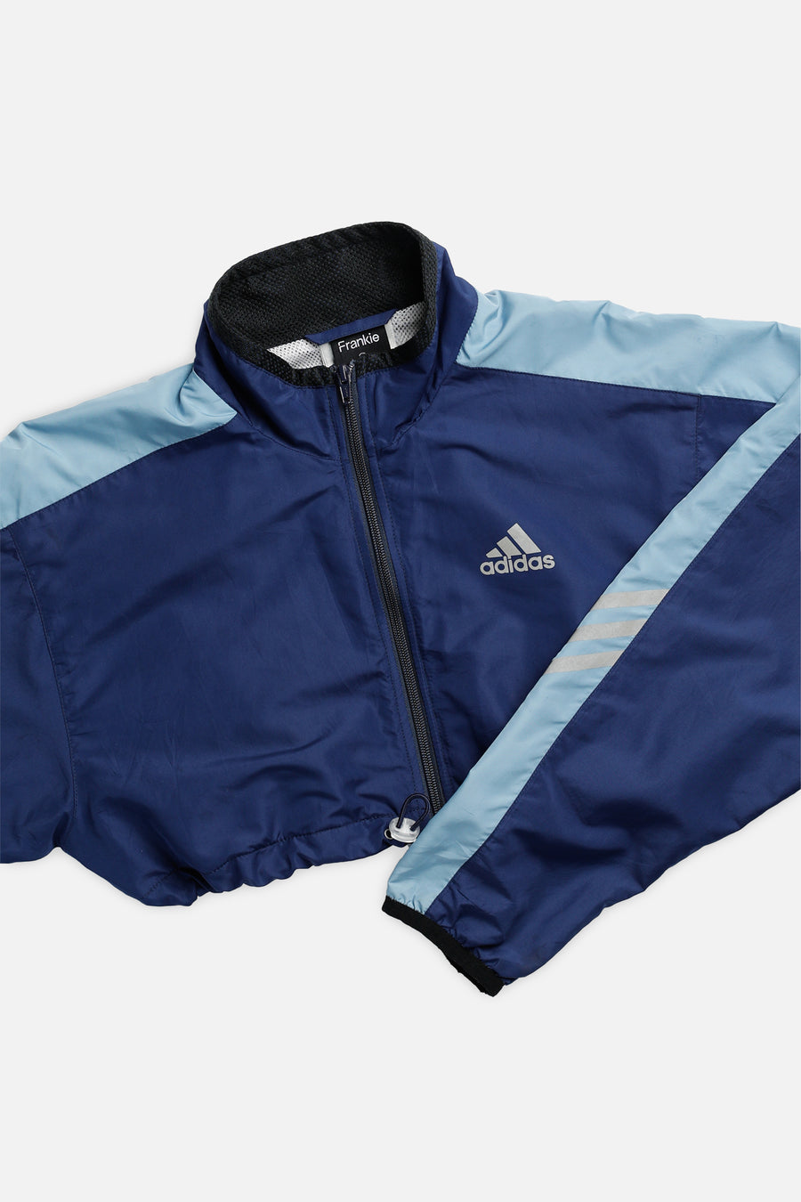 Rework Adidas Micro Crop Windbreaker - L