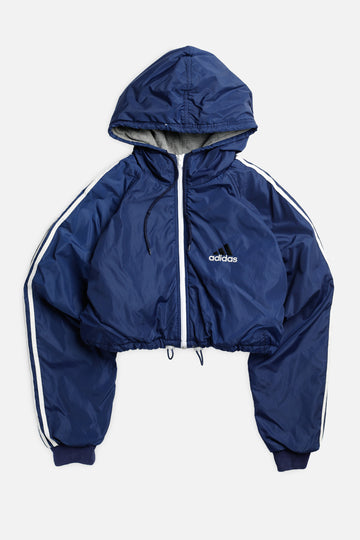 Rework Adidas Crop Windbreaker - XL