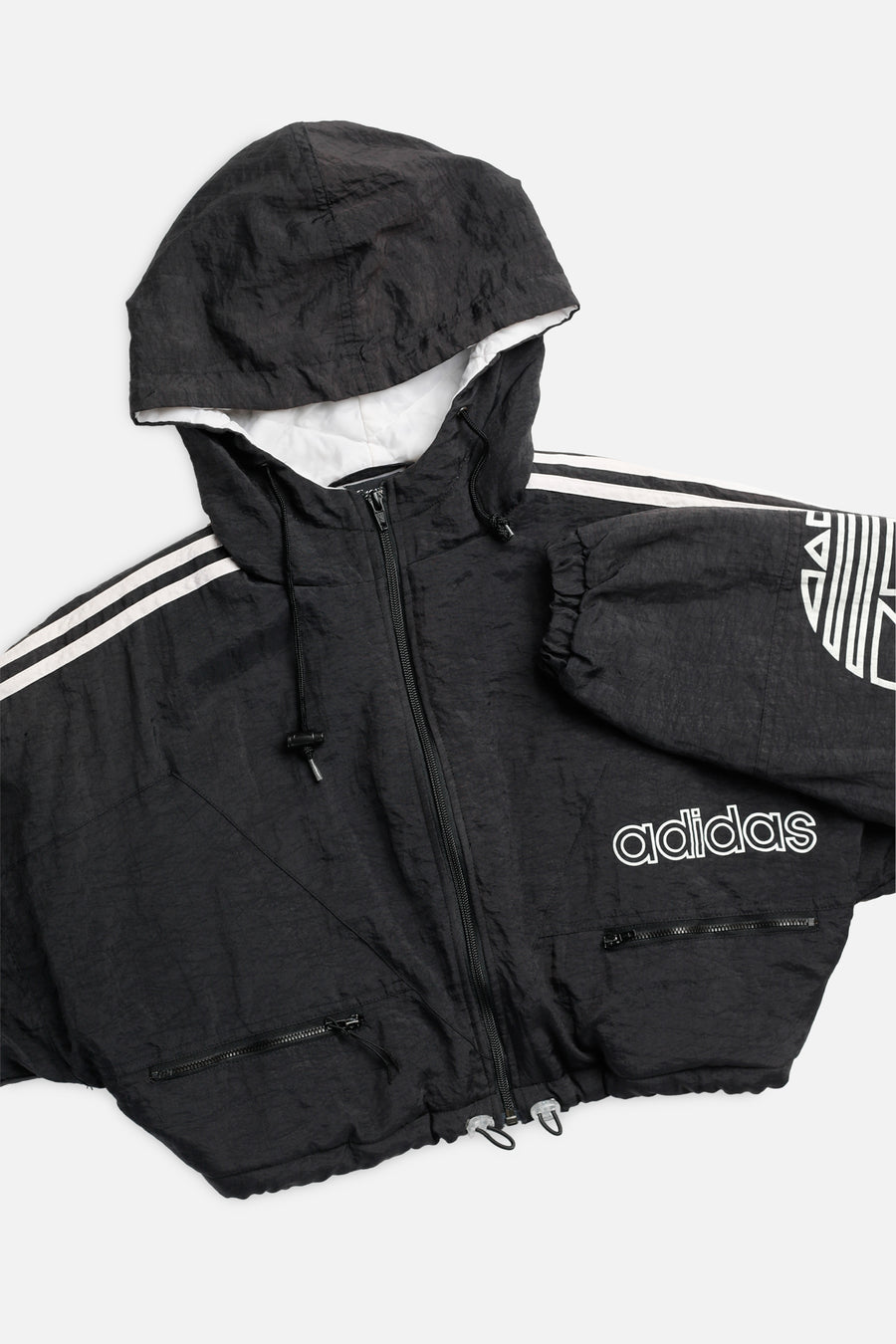 Rework Adidas Crop Puffer Jacket - XL