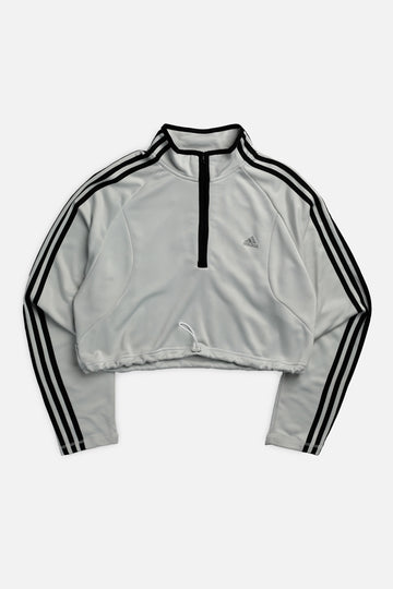 Rework Adidas Crop Sweatshirt - XL