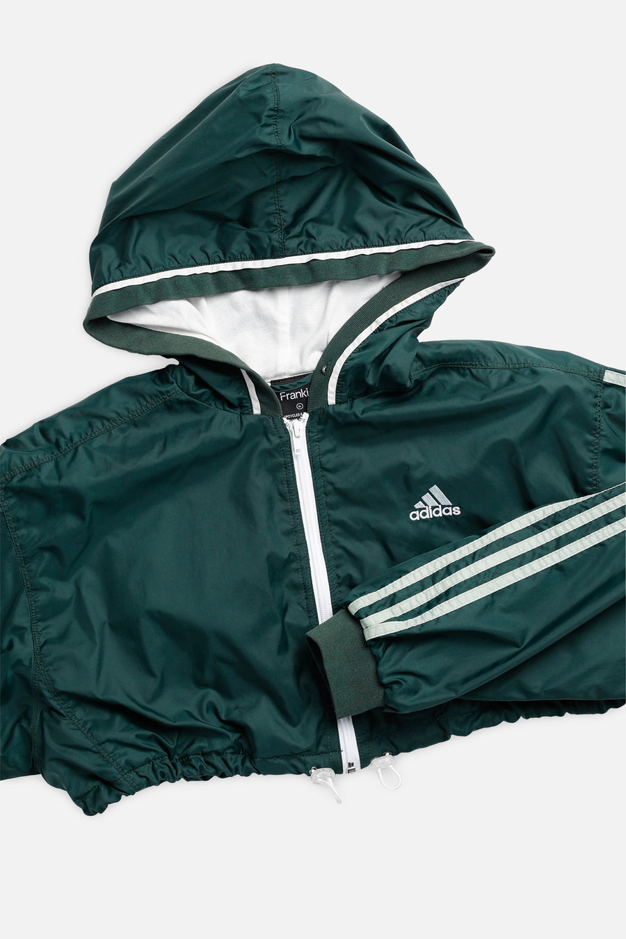 Rework Adidas Micro Crop Windbreaker - XL