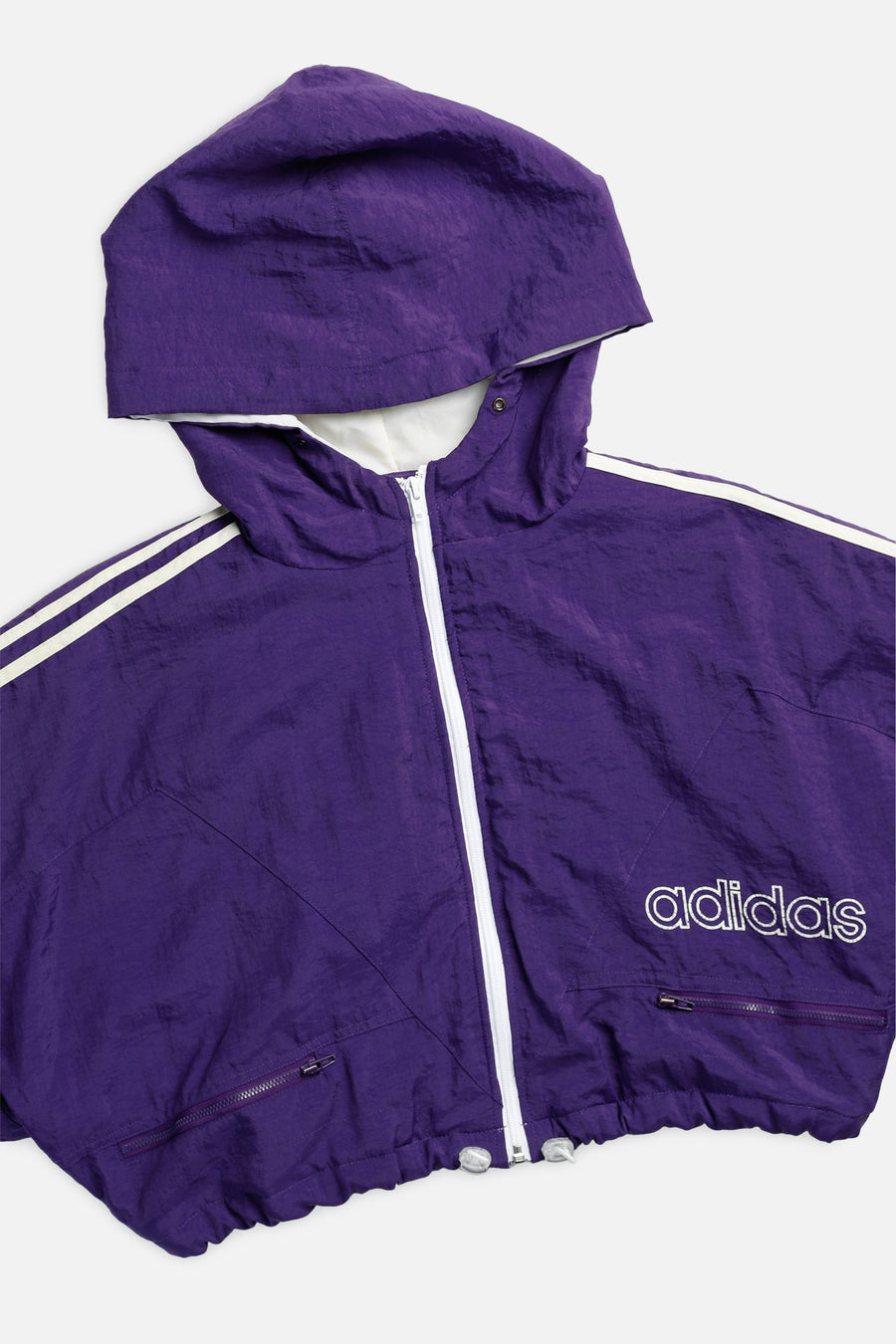 Rework Adidas Crop Puffer Jacket - XL