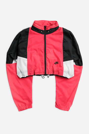 Rework Nike Crop Windbreaker - XL