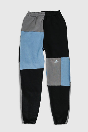 Unisex Rework Adidas Patchwork Sweatpants - XS