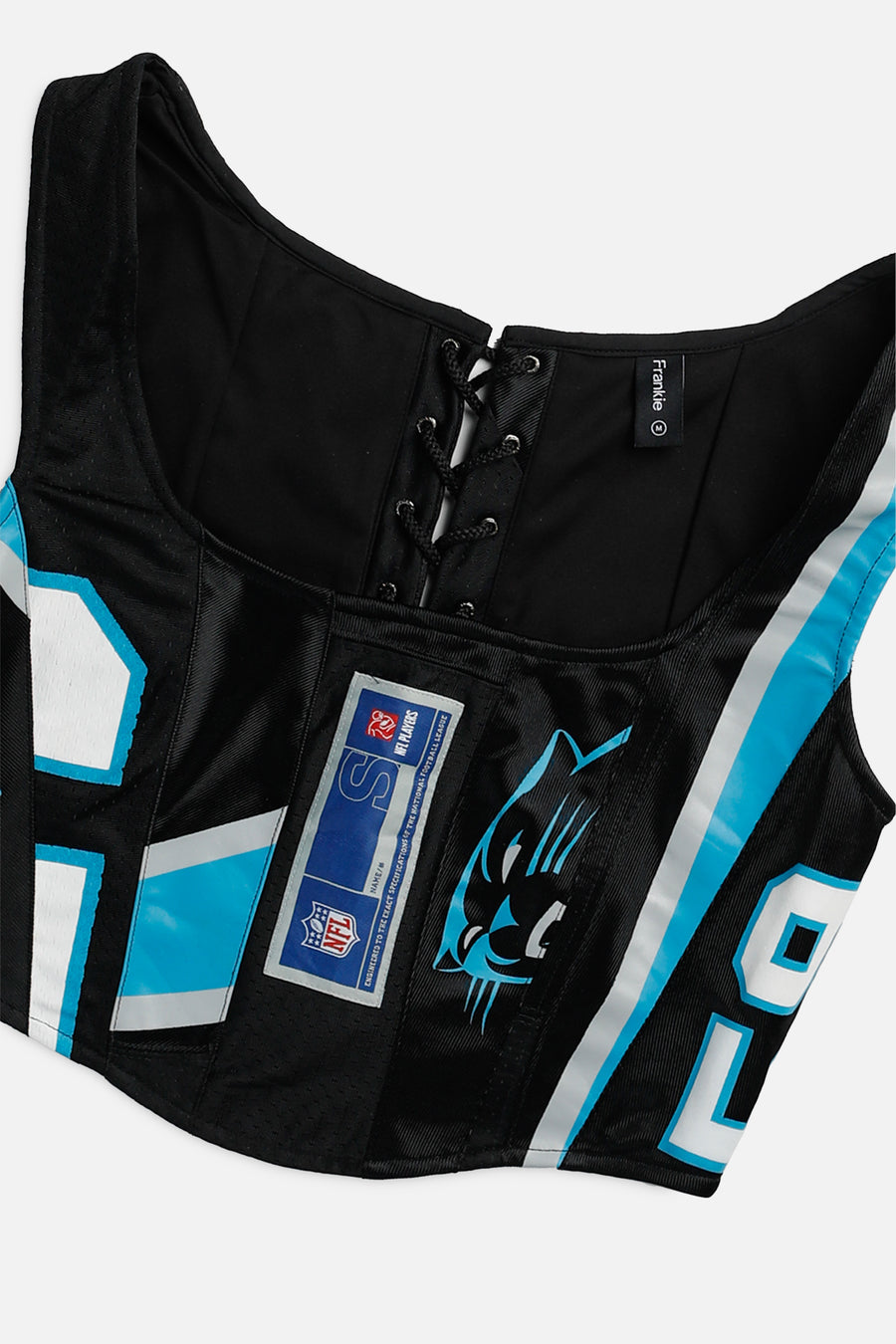 Rework Carolina Panthers NFL Corset - M