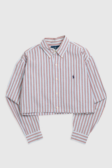 Rework Oxford Crop Shirt - XL