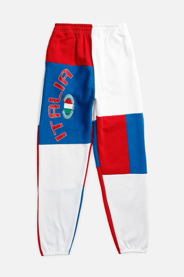 Unisex Rework Italy Patchwork Sweatpants - XS