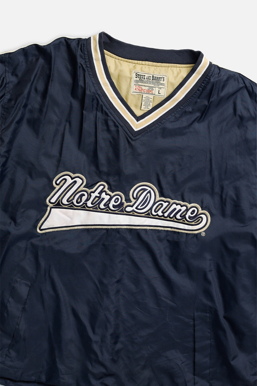 Vintage Notre Dame Windbreaker Jacket - L