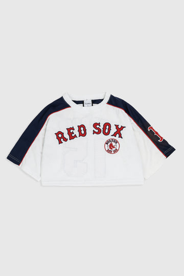 Rework Crop Red Sox Jersey - XL