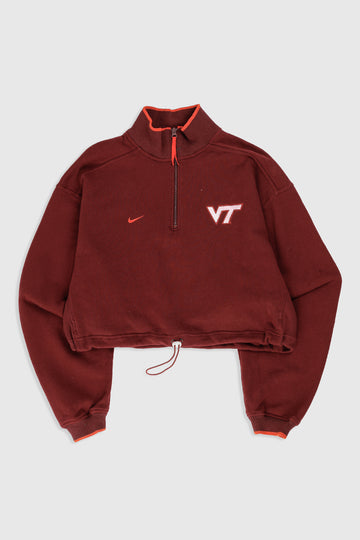 Rework Nike Crop Virginia Tech Sweatshirt - XXL