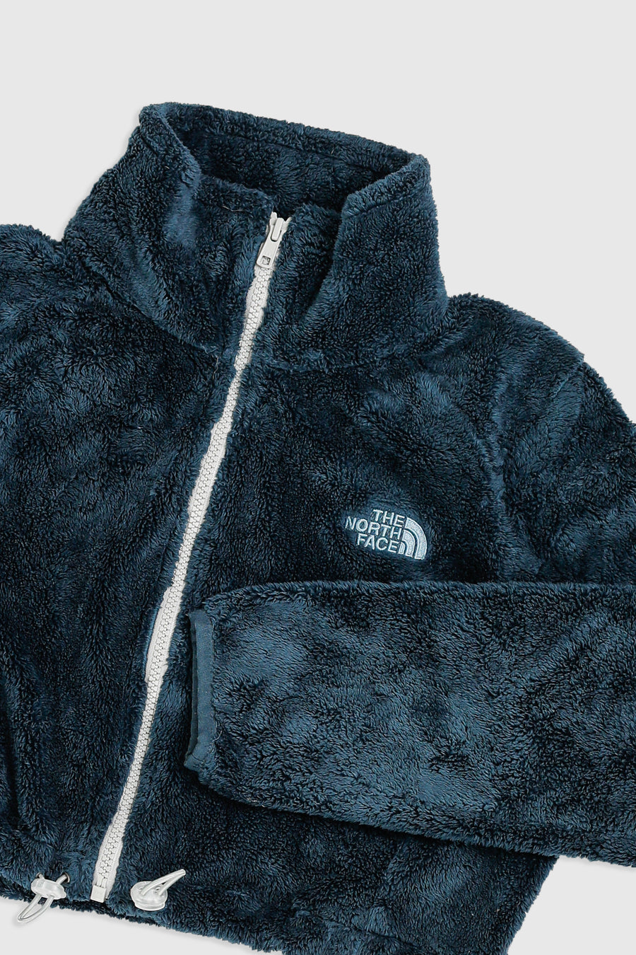 Rework North Face Crop Fleece Jacket - M