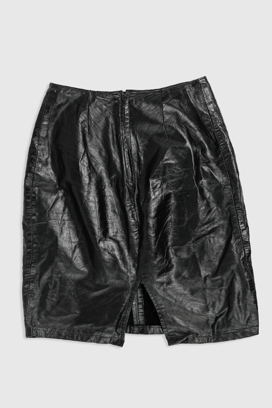 Vintage Leather Skirt - Women's S